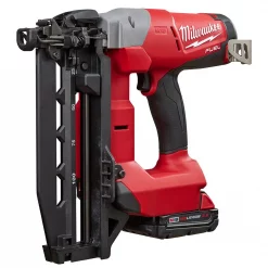 Nail Guns Milwaukee M18 FUEL 18-Volt Lithium-Ion Brushless 16-Gauge Cordless Straight Finish Nailer Kit W/One 2.0 Ah Battery, Charger & Bag -flashlights Shop unnamed file 68