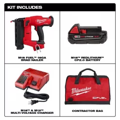 Nail Guns Milwaukee M18 FUEL GEN II 18-Volt 18-Gauge Lithium-Ion Brushless Cordless Brad Nailer Kit With One 2.0 Ah Battery, Charger And Bag -flashlights Shop unnamed file 10