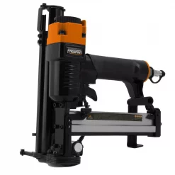 Nail Guns Freeman Pneumatic 18-Gauge 1-1/4 In. Plastic Cap Stapler With Canvas Bag And Plastic Cap Staples (1000-Count)