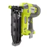 Nail Guns RYOBI 18-Volt ONE+ Lithium-Ion Cordless AirStrike 16-Gauge Cordless Straight Finish Nailer (Tool Only) With Sample Nails