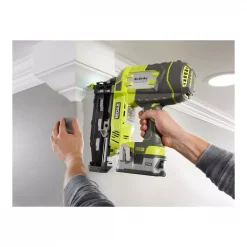 Nail Guns RYOBI 18-Volt ONE+ Lithium-Ion Cordless AirStrike 16-Gauge Cordless Straight Finish Nailer (Tool Only) With Sample Nails -flashlights Shop unnamed file 124