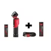Handheld Flashlights Milwaukee 500 Lumens LED Pivoting Rechargeable Flashlight W/ Extra REDLITHIUM USB Battery