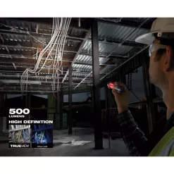 Handheld Flashlights Milwaukee 500 Lumens LED Pivoting Rechargeable Flashlight W/ Extra REDLITHIUM USB Battery -flashlights Shop unnamed file 1414