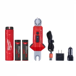 Handheld Flashlights Milwaukee 350 Lumens LED Rechargeable Utility Hot Stick Flashlight