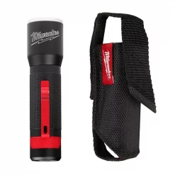 Handheld Flashlights Milwaukee 325-Lumen LED Aluminum Flashlight With Holster