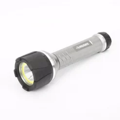 Handheld Flashlights Husky 6AA 700 Lumen LED Dual Beam Unbreakable Aluminum Flashlight