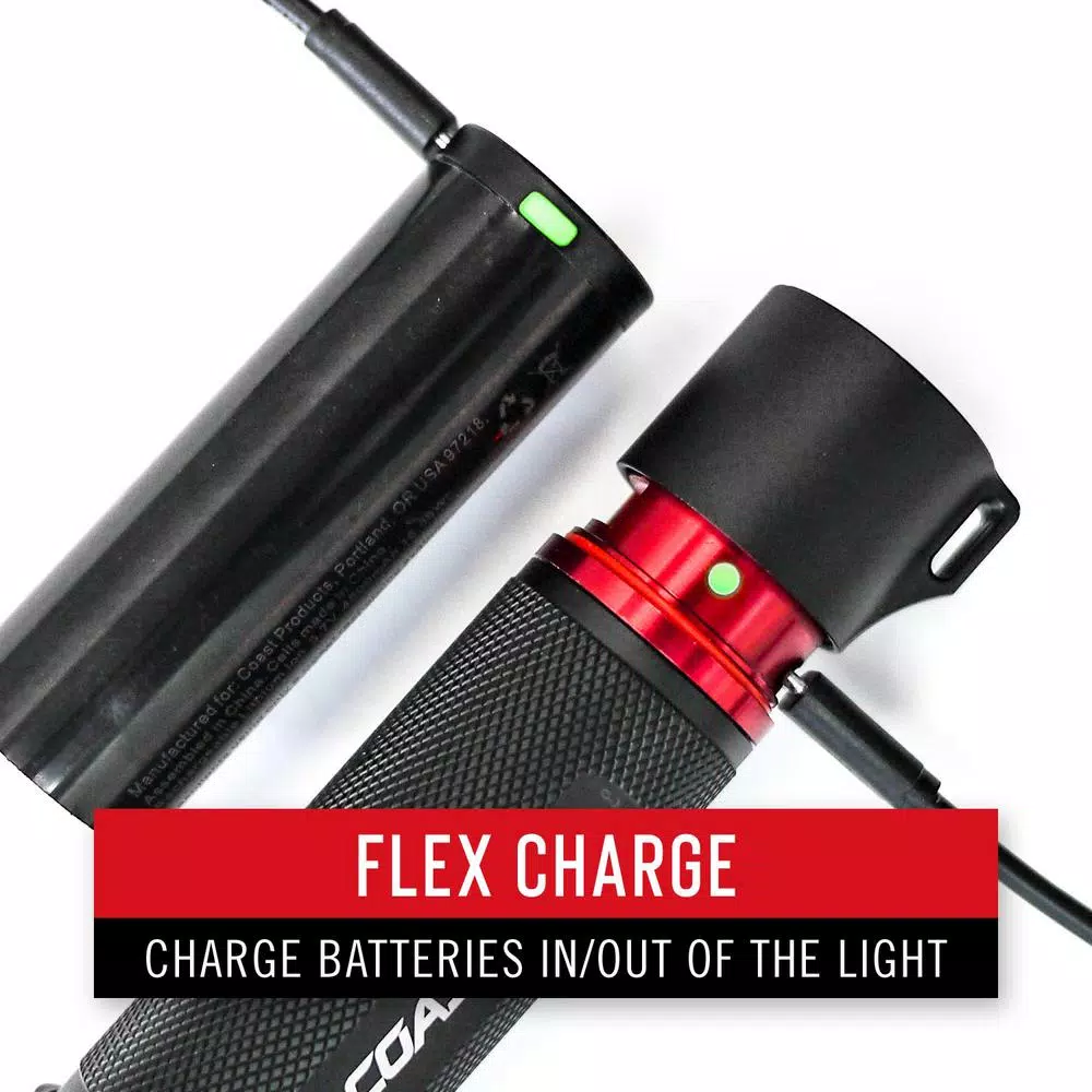 Handheld Flashlights Coast HP10R 1050 Lumens Rechargeable Focusing LED Flashlight 5 Handheld Flashlights Coast HP10R 1050 Lumens Rechargeable Focusing LED Flashlight - Image 5