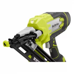 Nail Guns RYOBI 18-Volt ONE+ Lithium-Ion Cordless AirStrike 15-Gauge Angled Finish Nailer (Tool Only) With Sample Nails -flashlights Shop unnamed file 158
