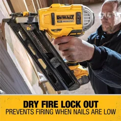 Nail Guns DEWALT 20-Volt MAX Lithium-Ion Cordless Brushless 2-Speed 30° Paper Collated Framing Nailer With 4Ah Battery And Charger -flashlights Shop unnamed file 171