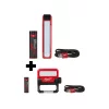 Handheld Spotlights Milwaukee 445 Lumens LED Rover Rechargeable Pocket Flood Light And 550 Lumens LED Rechargeable Pivoting Flood Light (2-Pack)