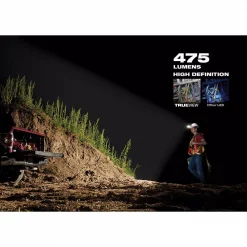 Headlamps Milwaukee 475 Lumens LED Rechargeable Hard Hat Headlamp With 700 Lumens LED Rechargeable Aluminum Flashlight -flashlights Shop unnamed file 1957