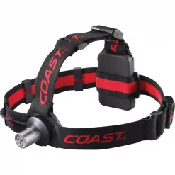 Headlamps Coast HL3 100 Lumen LED Headlamp With Hardhat Compatibility