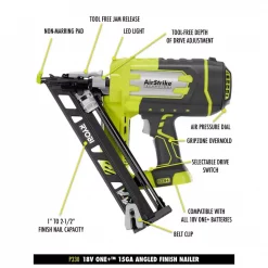 Nail Guns RYOBI 18-Volt ONE+ Lithium-Ion Cordless AirStrike 15-Gauge Angled Nailer Kit With ONE+ Lithium-Ion 2.0 Ah Battery And Charger -flashlights Shop unnamed file 215