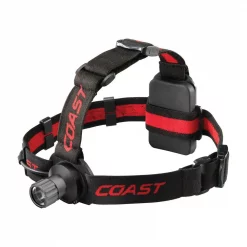 Headlamps Coast HL40 300 Lumen LED Headlamp With Hardhat Compatibility