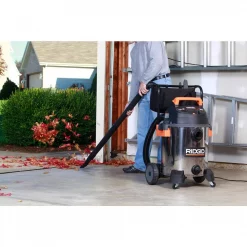 Wet & Dry Vacuums RIDGID 16 Gal. 6.5-Peak HP Stainless Steel Wet/Dry Shop Vacuum With Filter, Hose And Accessories -flashlights Shop unnamed file 2333