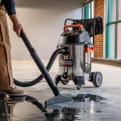Wet & Dry Vacuums RIDGID 16 Gal. 6.5-Peak HP Stainless Steel Wet/Dry Shop Vacuum With Filter, Hose And Accessories -flashlights Shop unnamed file 2334