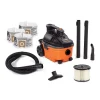 Wet & Dry Vacuums RIDGID 4 Gal. 5.0-Peak HP Portable Wet/Dry Shop Vacuum With Filter, Dust Bags, Hose And Accessories