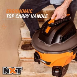 Wet & Dry Vacuums RIDGID 6 Gallon 3.5-Peak HP NXT Wet/Dry Shop Vacuum With Filter, Dust Bags, Hose And Accessories -flashlights Shop unnamed file 2360