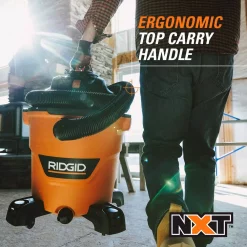 Wet & Dry Vacuums RIDGID 12 Gal. 5.0-Peak HP NXT Wet/Dry Shop Vacuum With Filter, Hose, Accessories And Wet Application Filter -flashlights Shop unnamed file 2440