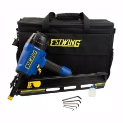 Nail Guns Estwing Pneumatic 34 Degrees Clipped Head Framing Nailer With Padded Bag