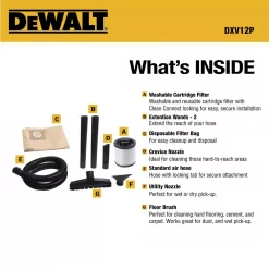 Wet & Dry Vacuums DEWALT 12 Gal. Poly Wet/Dry Vac -flashlights Shop unnamed file 2635