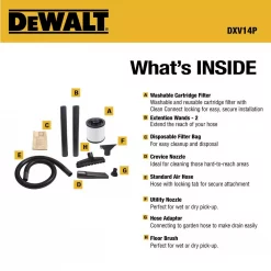 Wet & Dry Vacuums DEWALT 14 Gal. Poly Wet/Dry Vac -flashlights Shop unnamed file 2730