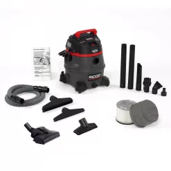 Wet & Dry Vacuums RIDGID 14 Gal. 2-Stage HEPA Commercial Wet/Dry Shop Vacuum With Filter, Dust Bag, Professional Hose And Accessories