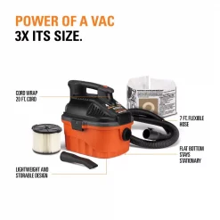 Wet & Dry Vacuums RIDGID 4 Gal. 5.0-Peak HP Portable Wet/Dry Shop Vacuum With Filter, Dust Bag, Locking Hose And Car Nozzle -flashlights Shop unnamed file 2785