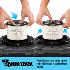 Wet & Dry Vacuums RIDGID 4 Gal. 5.0-Peak HP Portable Wet/Dry Shop Vacuum With Filter, Dust Bag, Locking Hose And Car Nozzle -flashlights Shop unnamed file 2788