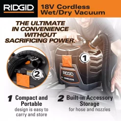 Wet & Dry Vacuums RIDGID 3 Gal. 18-Volt Cordless Handheld Wet/Dry Shop Vacuum (Tool Only) With Filter, Expandable Hose And Accessories -flashlights Shop unnamed file 2871