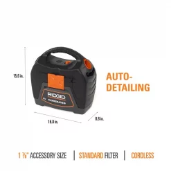 Wet & Dry Vacuums RIDGID 3 Gal. 18-Volt Cordless Handheld Wet/Dry Shop Vacuum (Tool Only) With Filter, Expandable Hose And Accessories -flashlights Shop unnamed file 2872