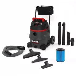 Wet & Dry Vacuums RIDGID 14 Gal. 2-Stage Commercial Wet/Dry Shop Vacuum With Fine Dust Filter, Professional Hose And Accessories