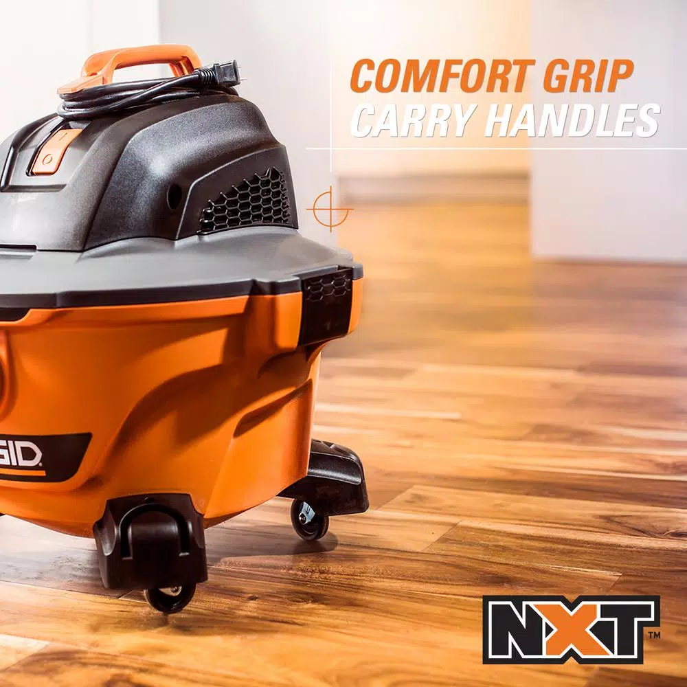 Wet & Dry Vacuums RIDGID 6 Gal. 3.5-Peak HP NXT Wet/Dry Shop Vacuum With Filter, Hose And Accessories 11 Wet & Dry Vacuums RIDGID 6 Gal. 3.5-Peak HP NXT Wet/Dry Shop Vacuum With Filter, Hose And Accessories - Image 11
