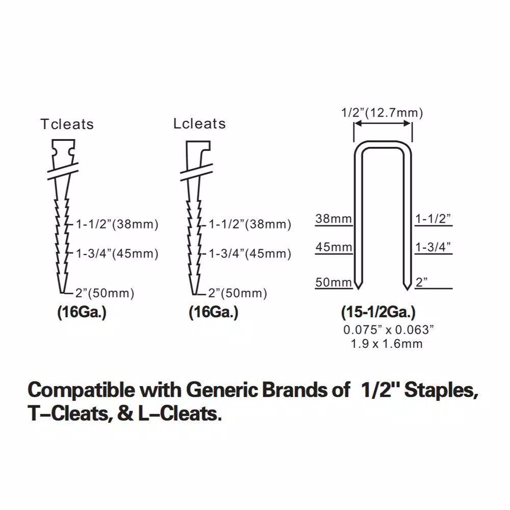 Nail Guns Freeman Pneumatic 3-in-1 15.5-Gauge And 16-Gauge 2 In. Flooring Nailer And Stapler 6 Nail Guns Freeman Pneumatic 3-in-1 15.5-Gauge And 16-Gauge 2 In. Flooring Nailer And Stapler - Image 6