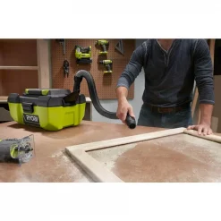 Wet & Dry Vacuums RYOBI 18-Volt ONE+ 3 Gal. Project Wet/Dry Vacuum W/Accessory Storage And Lithium-Ion 4.0 Ah LITHIUM+ HP High Capacity Battery -flashlights Shop unnamed file 3086