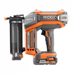 Nail Guns RIDGID 18-Volt Lithium-Ion Cordless Brushless HYPERDRIVE 18-Gauge 2-1/8 In. Brad Nailer, Battery, Charger, Belt Clip, Bag -flashlights Shop unnamed file 329