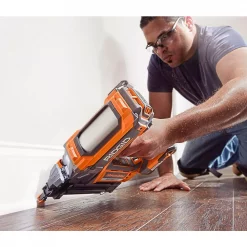 Nail Guns RIDGID 18-Volt Lithium-Ion Cordless Brushless HYPERDRIVE 18-Gauge 2-1/8 In. Brad Nailer, Battery, Charger, Belt Clip, Bag -flashlights Shop unnamed file 330
