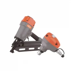 Nail Guns HDX Pneumatic 34-Degree 3-1/2 In. Clipped Head Framing Nailer And Mini Palm Nailer Combo Kit With Nails (2-Piece)