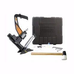 Nail Guns Freeman Pneumatic 3-in-1 15.5-Gauge Flooring Stapler And 16-Gauge 2 In. Flooring Nailer With Case