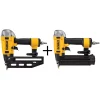Nail Guns DEWALT Pneumatic 16-Gauge 2-1/2 In. Nailer With Bonus 18-Gauge Pneumatic Brad Nailer