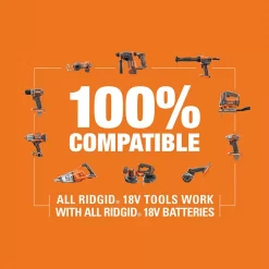 Nail Guns RIDGID 18-Volt Cordless Brushless HYPERDRIVE 16-Gauge 2-1/2 In. Straight Finish Nailer(Tool Only), Belt Clip, Bag, Sample Nails -flashlights Shop unnamed file 703