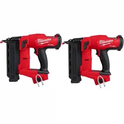 Nail Guns Milwaukee M18 FUEL 18-Volt Lithium-Ion Brushless Gen II 18-Gauge Cordless Brad Nailer (2-Tool)