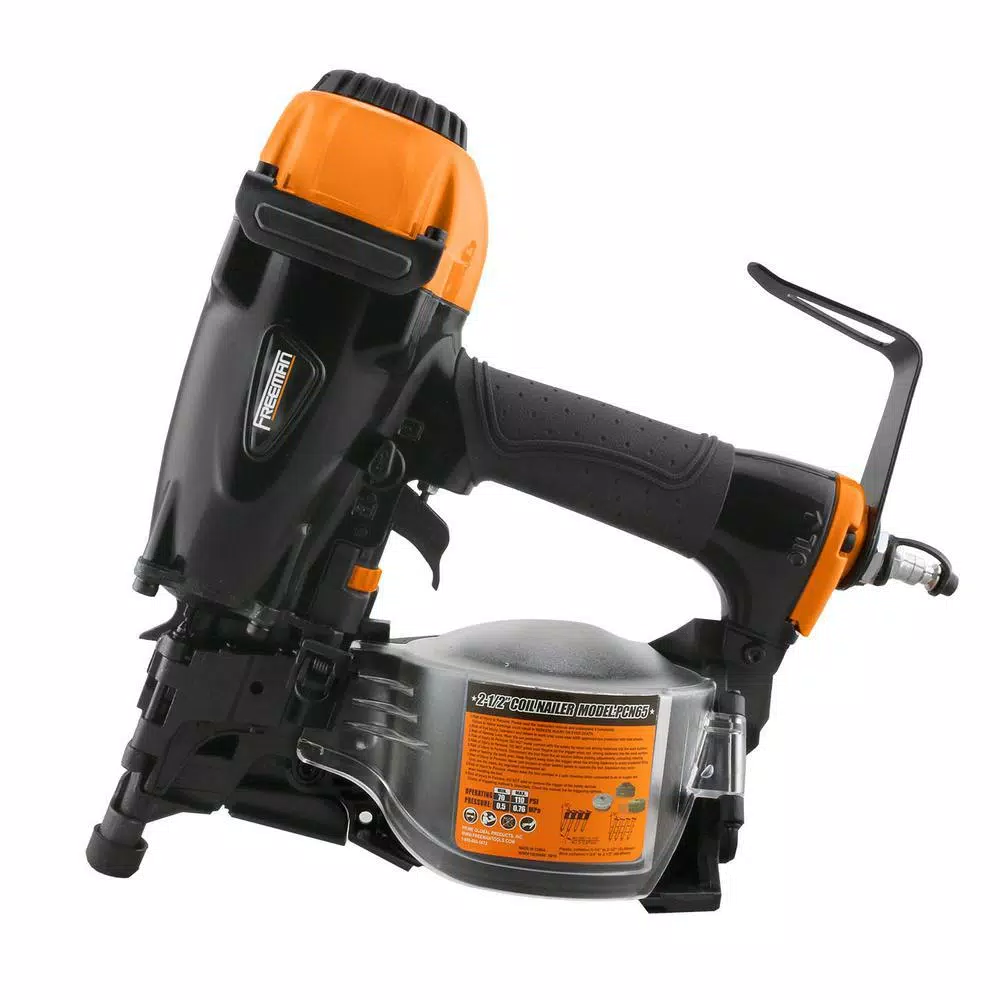 Nail Guns Freeman Pneumatic 3-1/2 In. 21-Degree Framing Nailer With Storage Case And Pneumatic 2-1/2 In. 15-Degree Coil Siding Nailer Kit 8 Nail Guns Freeman Pneumatic 3-1/2 In. 21-Degree Framing Nailer With Storage Case And Pneumatic 2-1/2 In. 15-Degree Coil Siding Nailer Kit - Image 8